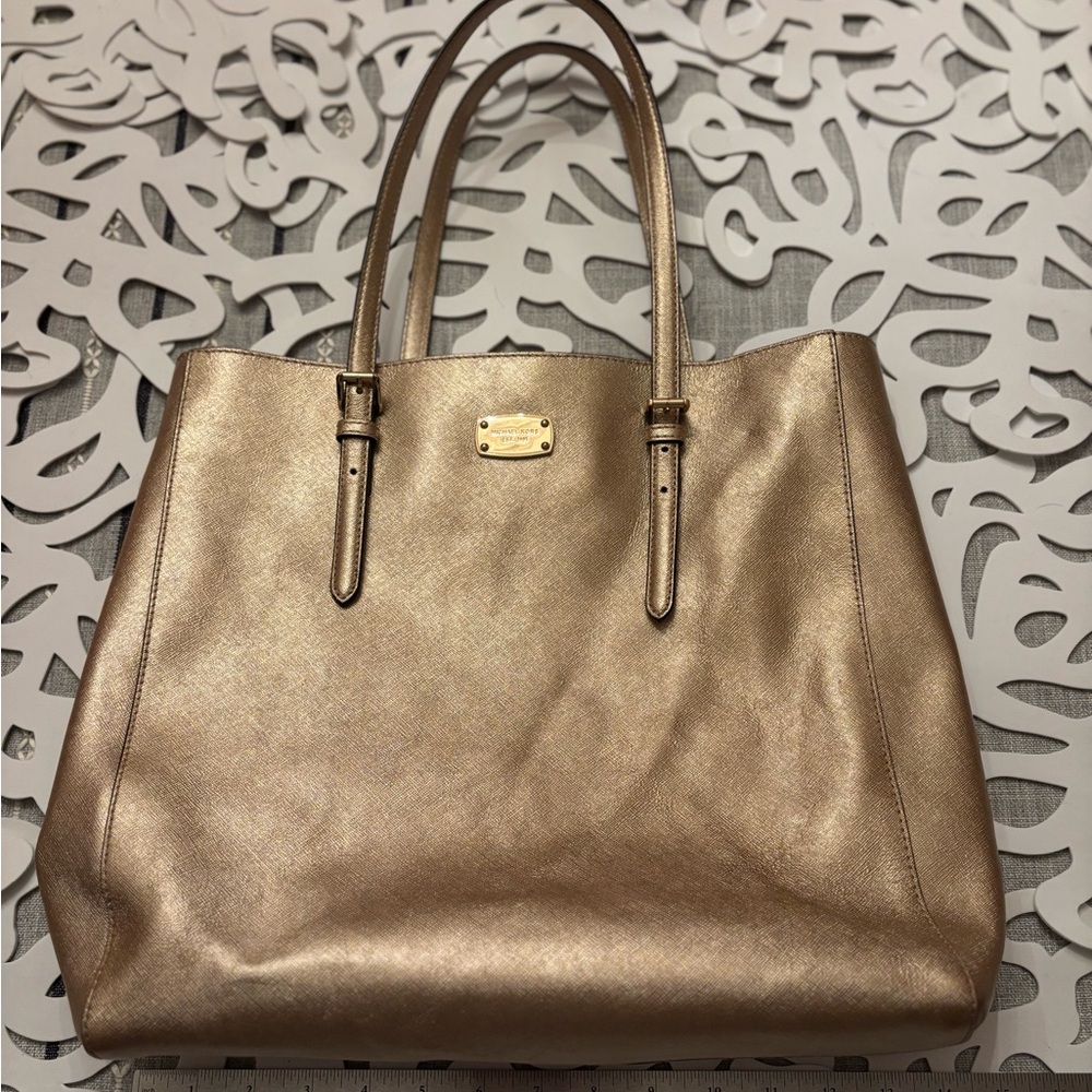 Michael Kors - Metallic Gold Tote Bag - Women